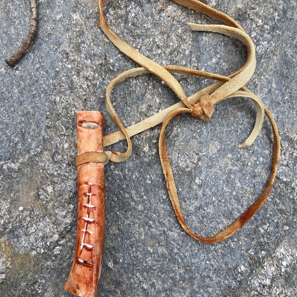 Working Eagle bone whistle replica Native American Made