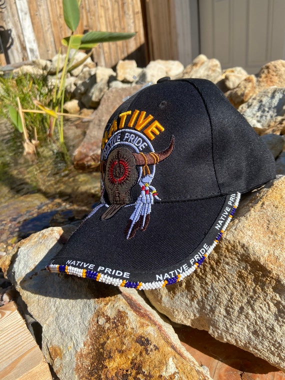 Beaded Hat by American Indian Artist 