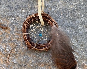 NATIVE MADE Dreamcatcher 2" Certificate of authenticity