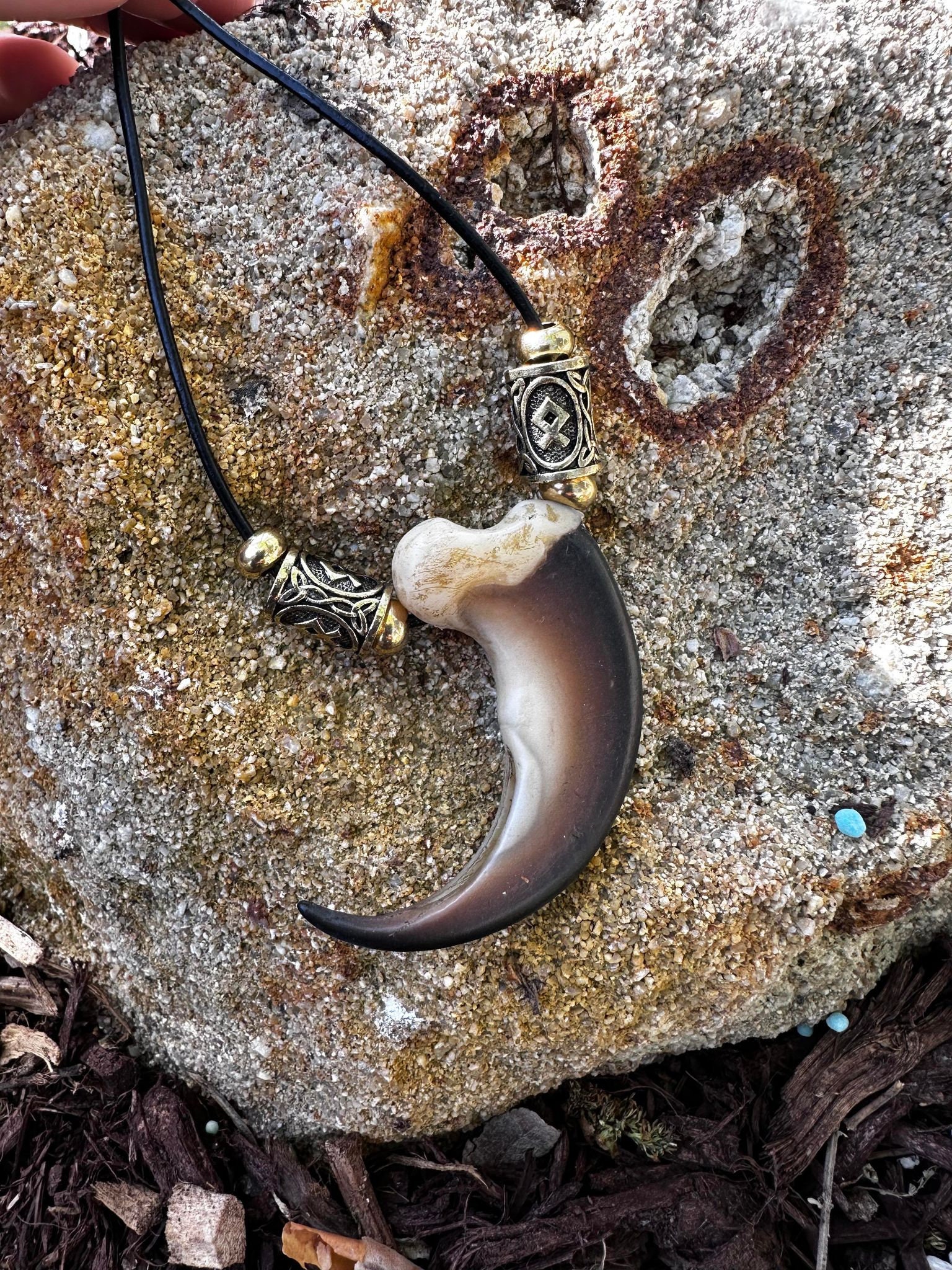 Norse Replica Black Bear Claw Necklace Native American Made - Etsy