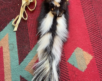 Skunk fur bag Native American pipe bag possibles mountain man regalia chanupa