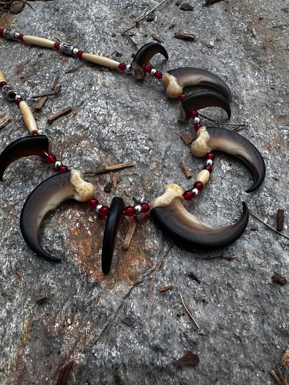 Norse Replica Bear Claw Necklace - Etsy