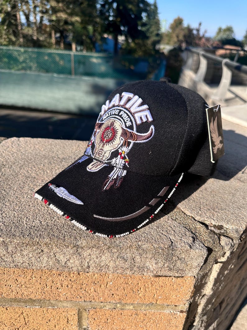 Beaded Native Pride Hat by American Indian Artist - Etsy