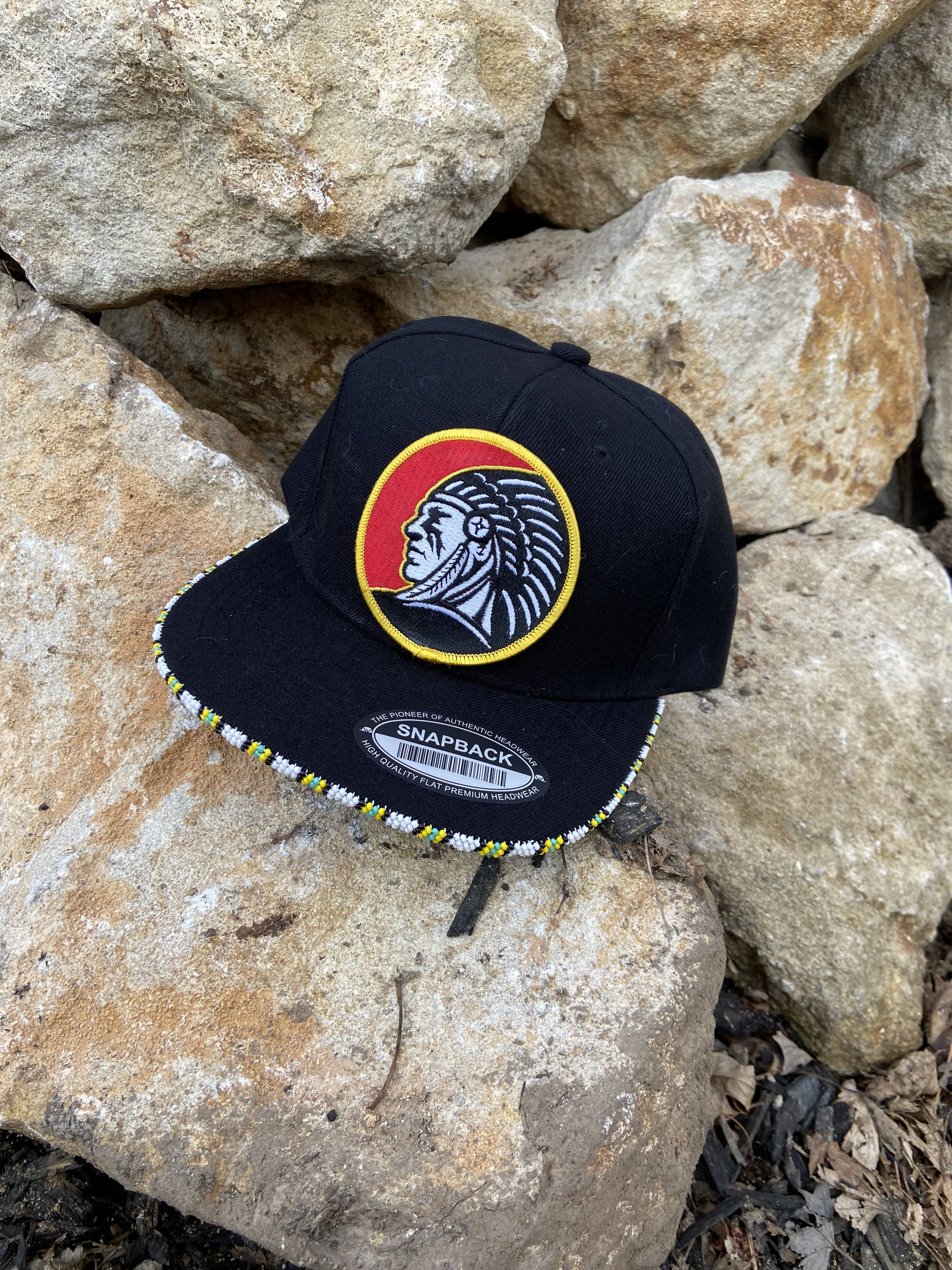 Beaded Native American Hat by American 