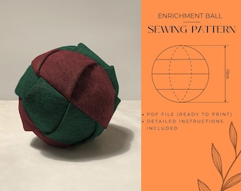 Enrichment Ball for Dogs Sewing Pattern