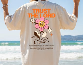 Proverbs 3 Comfort Colors, Trust The Lord, Christian T-Shirt, Faith-Based Shirt, Christian Graphic Tee, Bible Verse Shirt, Christian Gift,