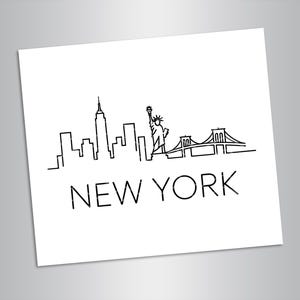 New York Trip Shirt Png, NYC Shirt Sublimation Design, Retro New York City Big Apple Digital Download Statue of Liberty City Skyline