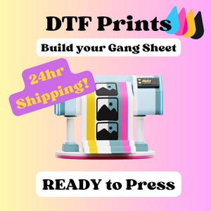 DTF Transfer, Full Color Custom DTF Print, High Quality, Ready To Press Transfers, Wholesale Dtf Print, Custom Heat Transfer, Direct To Film