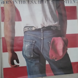 Póster de la portada de Bruce Springsteen Born in the USA (excelente estado)