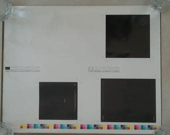 Prince Black-album – proefvel – 18 x 14 – uiterst zeldzaam – in zeer goede staat