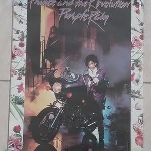 Prince Purple Rain Original Promotional Poster