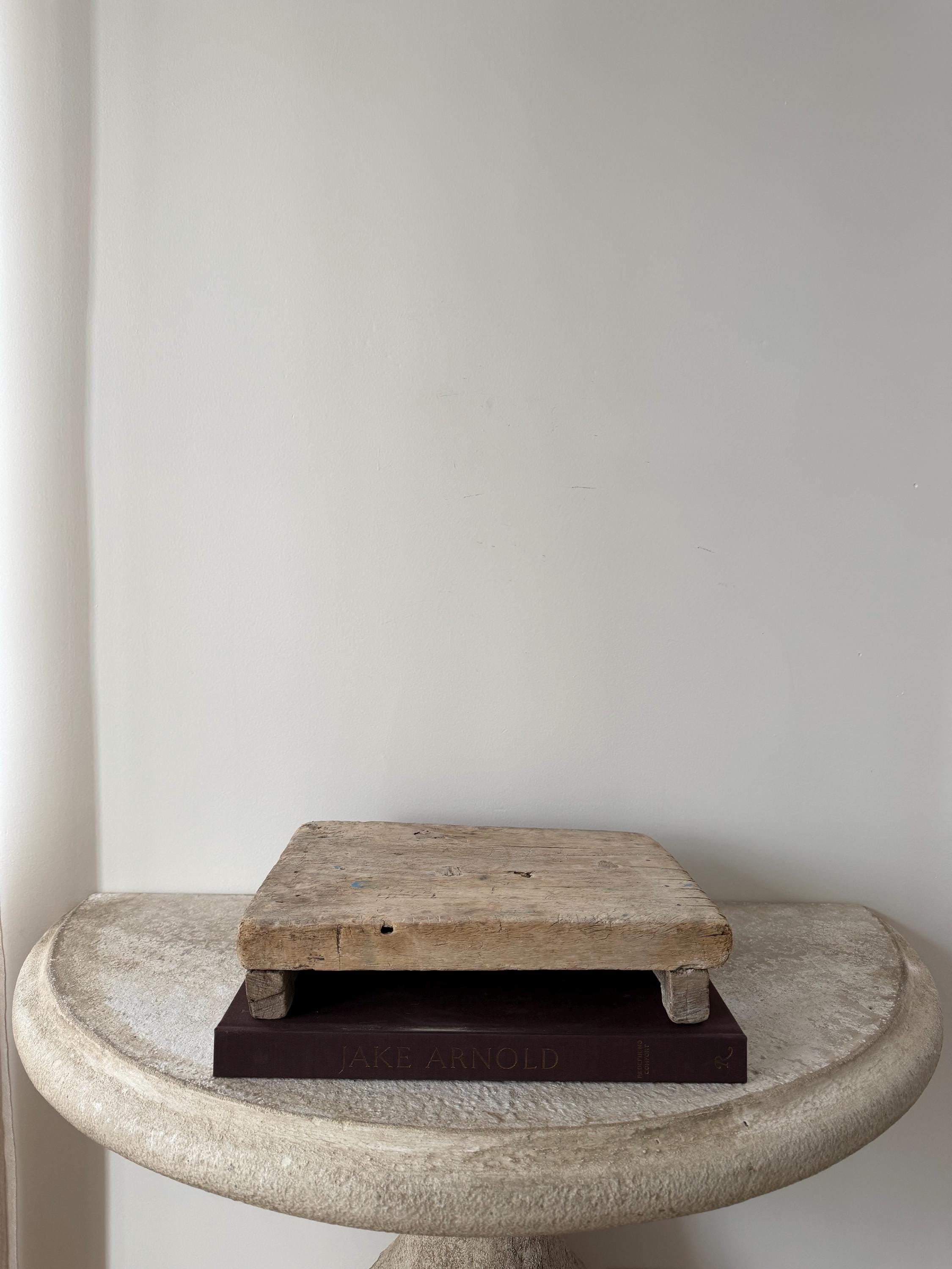 Vintage Indian Bajot Wooden Riser | Vintage Kitchen Riser | Primitive ...