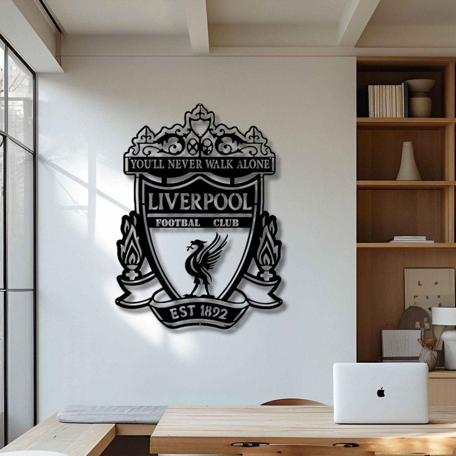 Liverpool Metal Wall Art, Liverpool Fans Birthday Gift,liverpool Metal ...