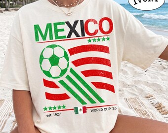 Mexiko Fußball Shirt, Retro Mexiko Fußball Tshirt, Fußballfan Geschenk, Mexiko Fan Shirt, Geschenk für Fußballfans