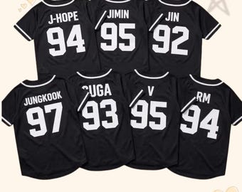 BTS Arirang Baseball Jersey, Kpop Bangtan Shirt, Kpop Geschenk für Bangtan Fans, BTS World Tour 2026 Merch Army Jersey
