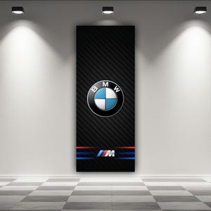 BMW Automotive Branded Banner, Garage, Man Cave, Auto Gift