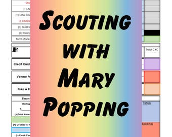 Girl Scout Cookie Booth Worksheet