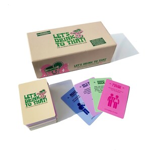 Juego de beber para fiestas de adultos, juego de cartas, noche de juegos divertida, nunca lo he dicho, nunca lo he dicho o lo he disparado, juego de beber universitario, regalo para estudiantes