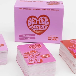 Better Together - Valentine's Day Couples Date Night Card Game | 300 Fun Cards in 3 Intimacy Levels for Relationship Bonding image 1