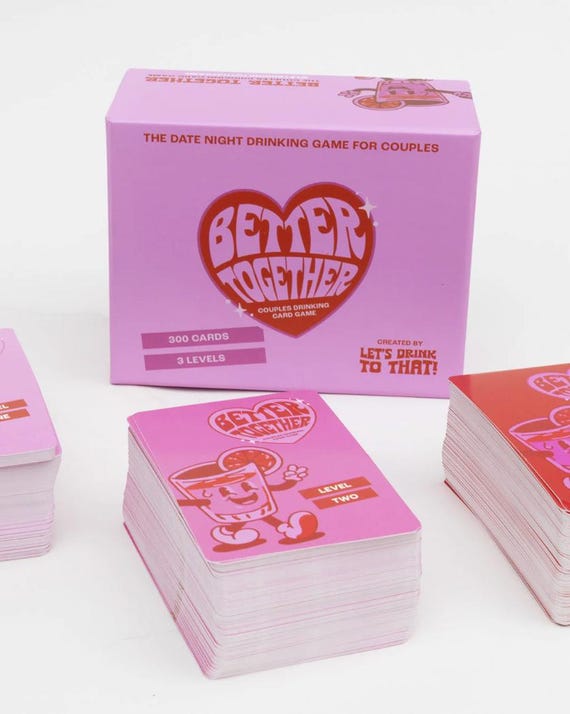 Better Together - Valentine's Day Couples Date Night Card Game | 300 Fun Cards in 3 Intimacy Levels for Relationship Bonding