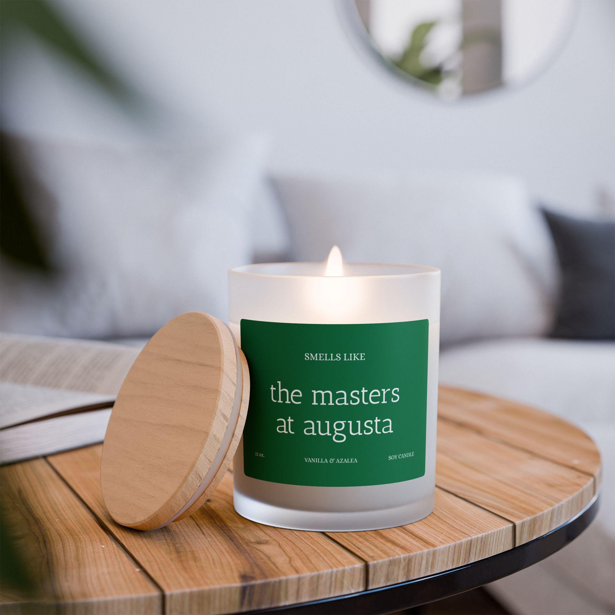 Smells Like the Masters at Augusta Soy Candle - Etsy Israel
