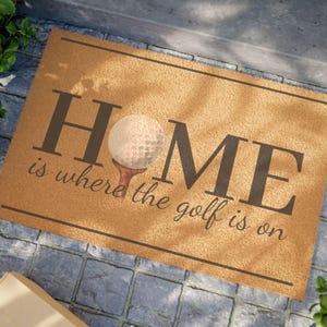 Golf-Themed Doormat