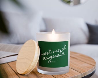 Nos vemos en Augusta. Vela / Vidrio esmerilado de 312 g.