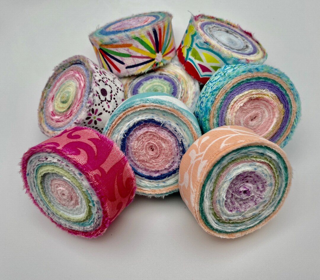 Rag Rug Fabric Strips, 60 Yd Toothbrush Rug Yarn, Banner Strips Amish