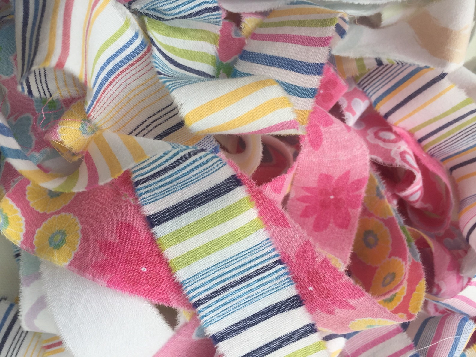 Rag Rug Fabric Strips 60 Yds Locker Hooking Toothbrush Rug Etsy