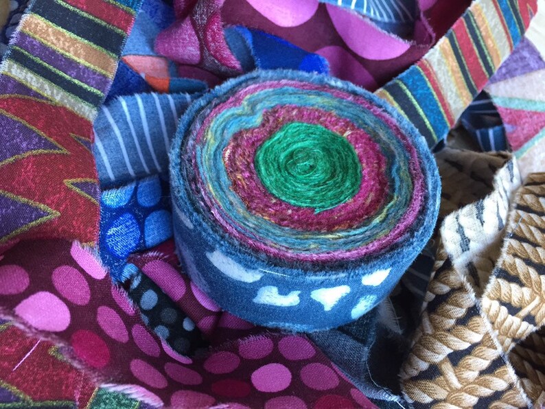 Rag Rug Fabric Strips, 15 Yd Bold and Dark Colors, Prints and Solid Etsy