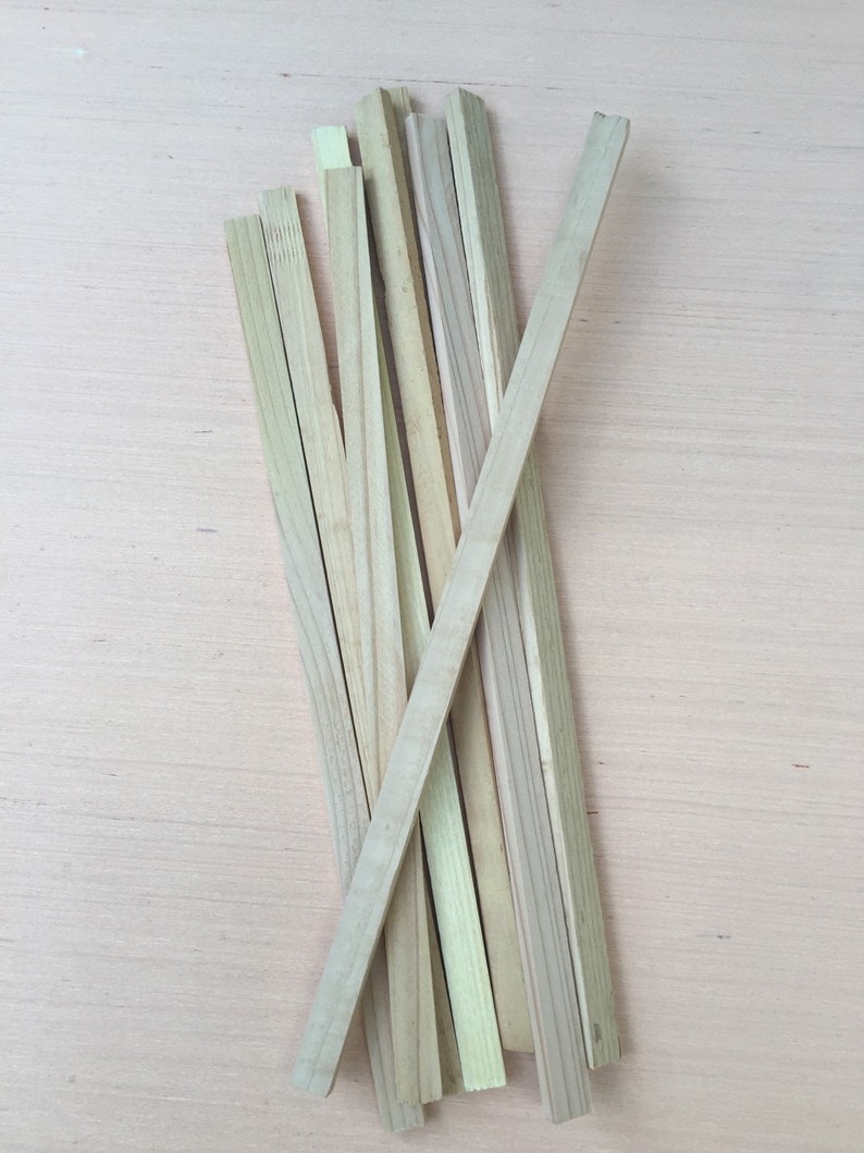 Doll House Classroom Supply Bundle Of 45 8 Cedar Wood Craft Sticks Miniature Crafts Model Train