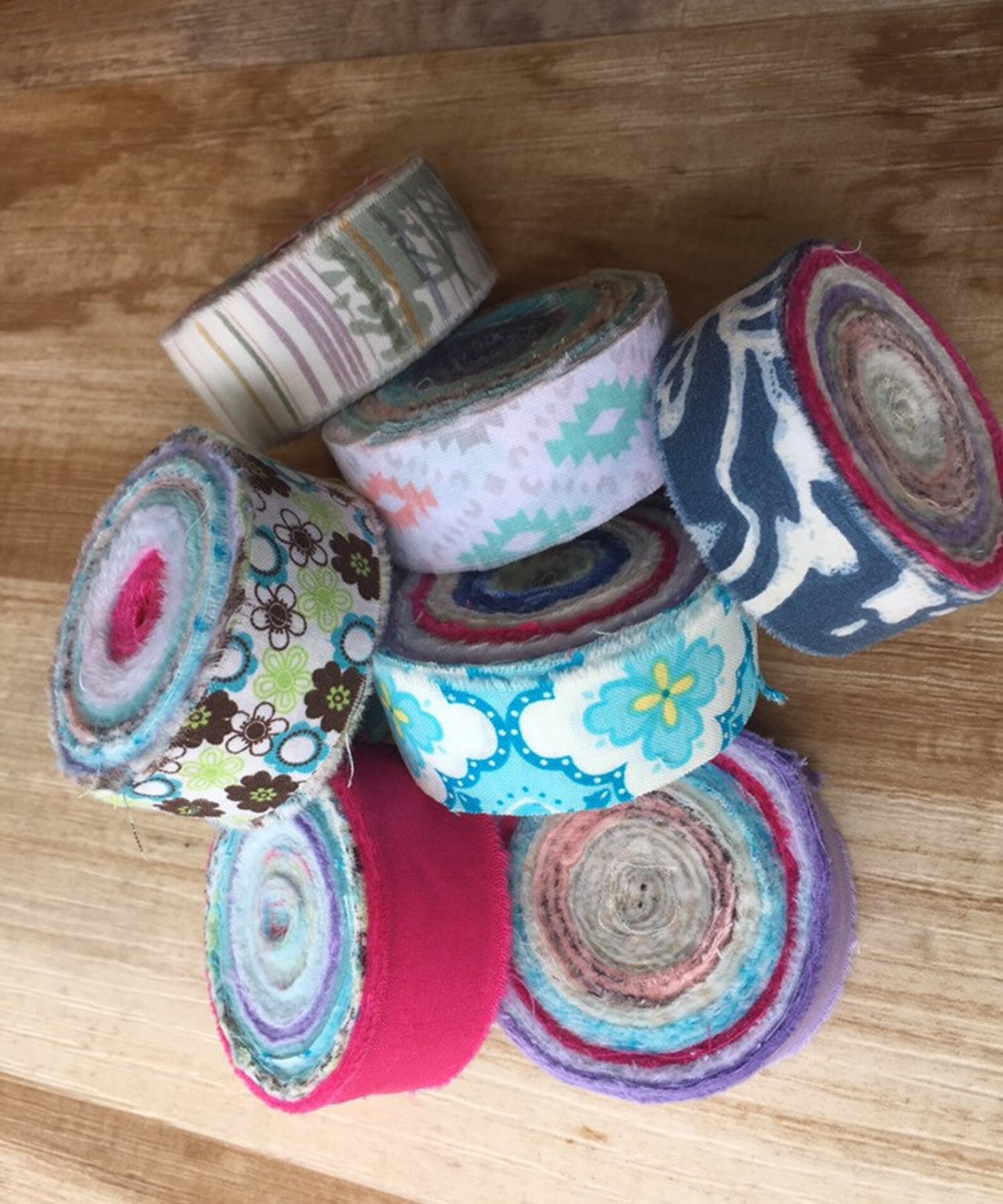 Rag Rug Fabric Strips 60 Yds Locker Hooking Toothbrush Rug Yarn Amish