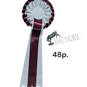 Custom Rosette Ribbon – Personalized Competition Prize, Birthday Award