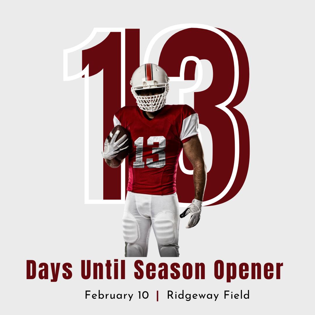 Countdown to Gameday Digital File, Sports Event Custom Digital Flyer ...