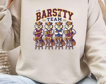 Sudadera divertida del equipo universitario de castores: juego de palabras