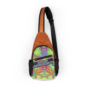Colorful Chest Bag for Everyday Adventures | Trendy Crossbody Sling, Perfect for Festivals, Travel, and Daily Use
