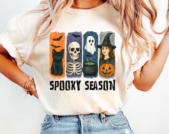 Halloween Mama Comfort Colors Shirt, Mom Halloween Shirt, Spooky Mama Shirt, Spooky Season, Mama Halloween T-shirt, Mom Gift for Halloween