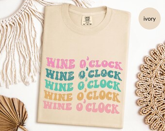 Wine Bachelorette Shirts, It's Wine O' Clock Somewhere Bachelorette T-Shirts, Bride & Bridesmaid Tee, Vino Before Vows Tee, Comfort Colors