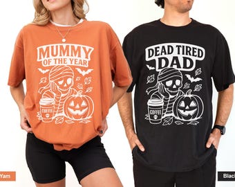 Funny Couples Halloween Shirts, Matching His and Hers Tees, Halloween Party Costume Shirt, Sarcastic Spooky Couple T-Shirts, Comfort Colors