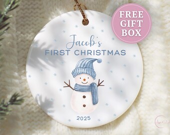 Baby Boy Ornament, Custom Baby Boy Christmas Ornament Personalized Baby Boy Keepsake Baby Boy First Christmas Ornament for Baby Boy Ornament
