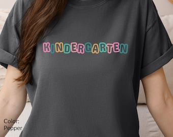 Cute Teacher Shirt, Comfort Colors® Teacher Shirt, Back to School Shirt, Elementary Teacher Gift, Kindergarten Teacher, Teacher Shirt