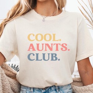 Cool Aunts Club Shirt, Cool Aunts Shirt, Favorite Aunt Shirt, Cool Aunt Gift, New Aunt Shirt, Aunt Shirt, Auntie Shirt Tee, New Aunt Shirt