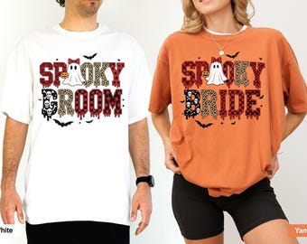 Funny Couples Halloween Shirts, Matching His and Hers Tees, Halloween Party Costume Shirt, Sarcastic Spooky Couple T-Shirts, Comfort Colors