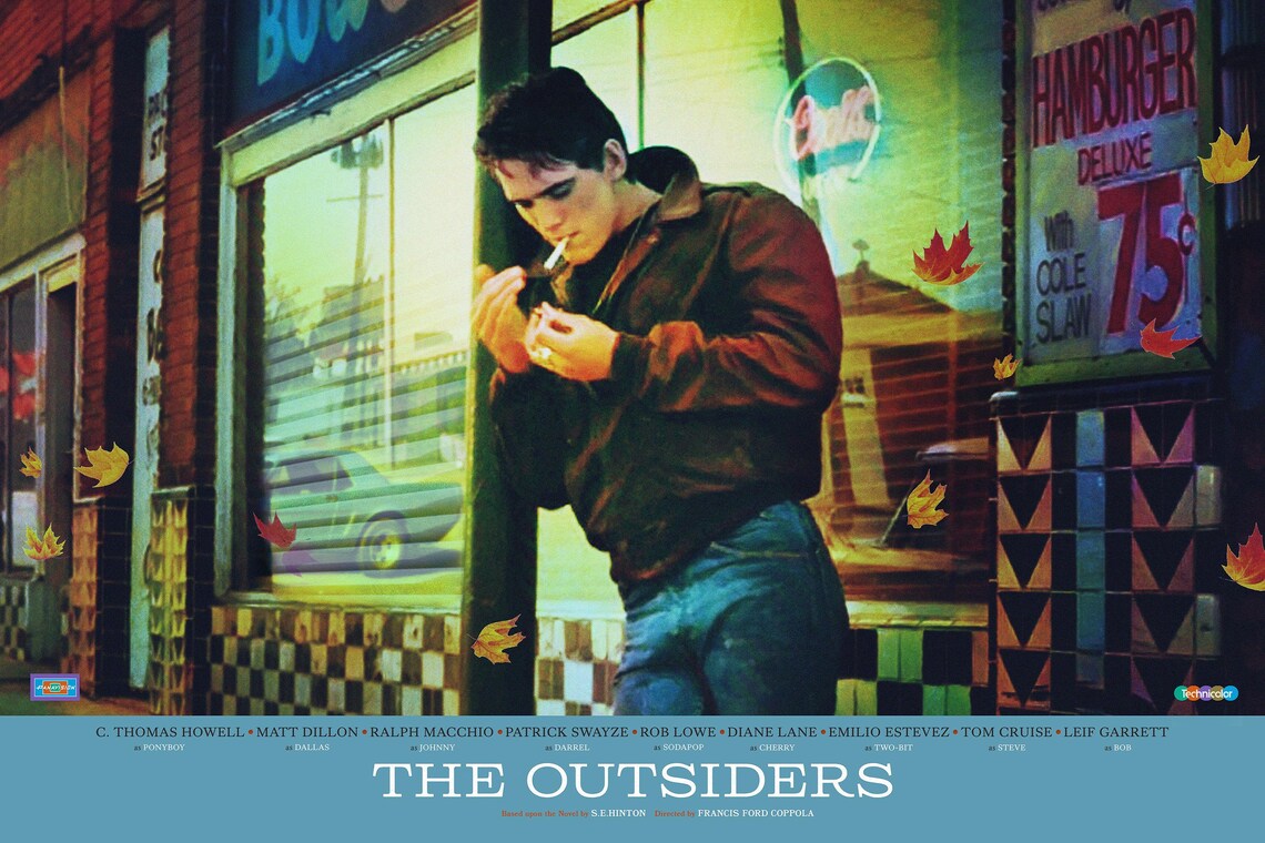 The Outsiders Movie Poster Print - Etsy