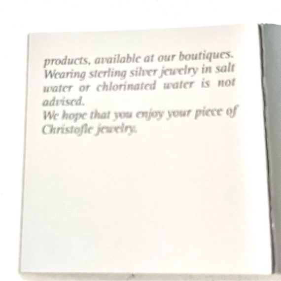 Christofle (925) Circle Pendant w/ Silk Cord! - image 7