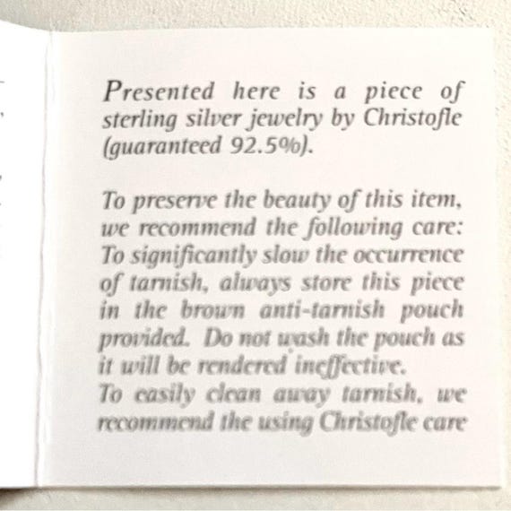 Christofle (925) Circle Pendant w/ Silk Cord! - image 6