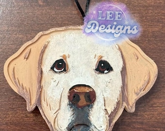 Labrador Retriever dog Freshie car air freshener | Lab truck air freshener | hunting dog breed| yellow chocolate black Freshie for men Dad