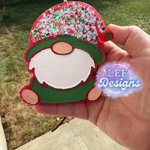 Gnome Freshie car air freshener custom scents truck accessory holiday Christmas stocking stuffer