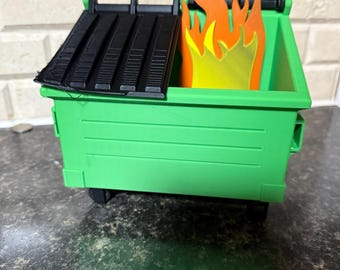 3D Printed Dumpster Fire