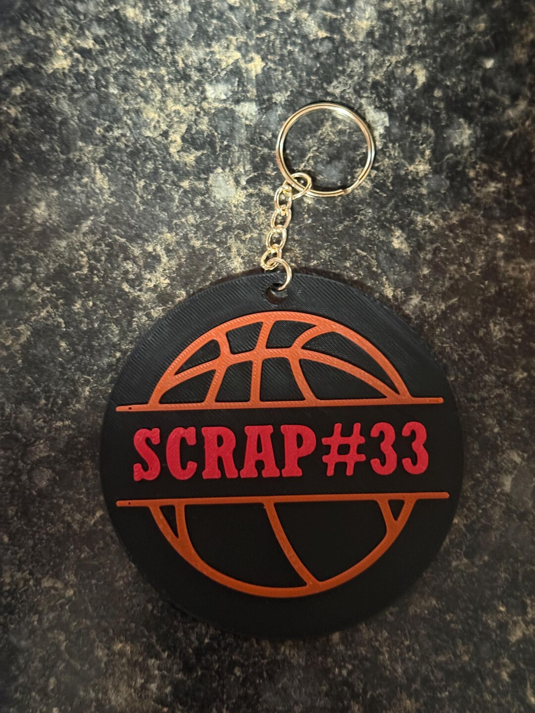Personalized Basketball Keychain - Etsy
